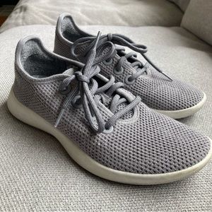 Allbirds Tree Runners TR Shoes Women’s 7 Gray Athletic Casual Shoes Sneakers
